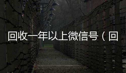 回收一年以上微信回收vx号秒结联系方式号（回收一年以上微信号干嘛）