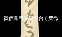 微信账号交易平台（卖微信的正规交易平台）