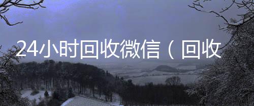 24小时回24小时全天收购微信号收微信（回收收微信）